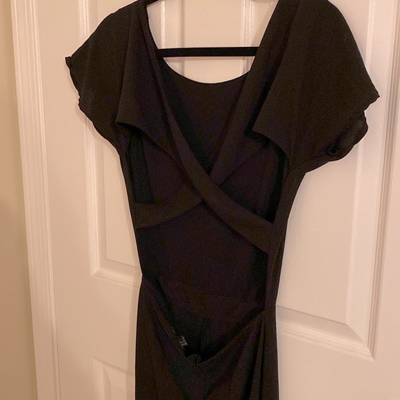 Black open back jumpsuit size S - Picture 2 of 2